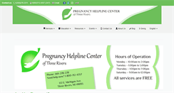 Desktop Screenshot of pregnancyhelpline.org